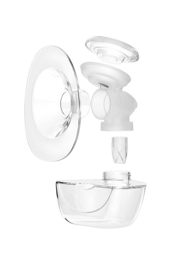 Zomee Fit Breast Shield Replacement Kit Includes; 25mm Flange, Breast Shield Body, Diaphragm, Duckbill Valve and 6 oz Removable, Portable Milk Bottle Storage Container (Pump Not Included) - pzsku/ZD430755D598E8D97F123Z/45/_/1737031091/febef004-7b04-4968-9e51-b2e55003a238