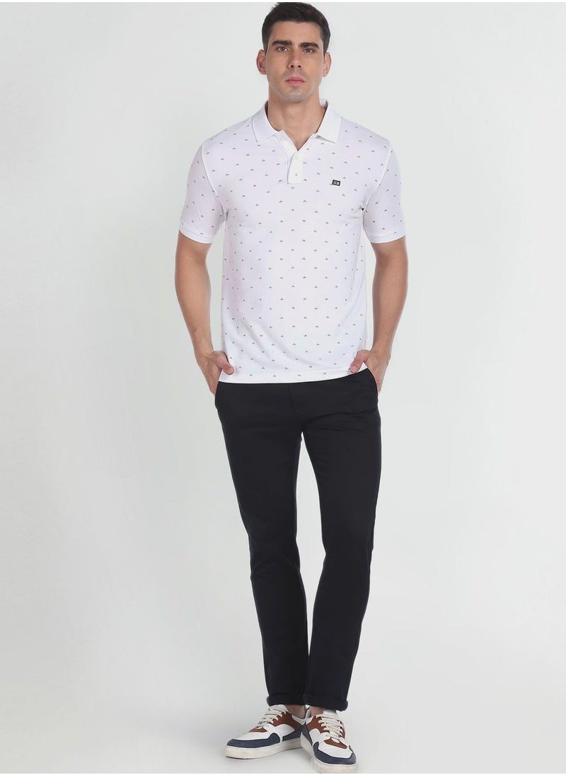Arrow - Printed Regular Fit Polo - Image 1