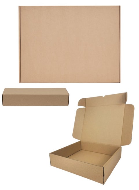 Set of 24-Piece Durable Corrugated Cardboard Shipping Boxes, Ideal for Business, Crafts and Gifts, Durable Mailing and Storage Containers, Packaging Boxes Airplane Boxes