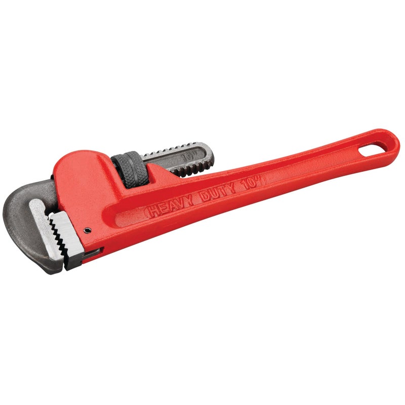 Performance Tool W1133-10B Heavy-Duty Adjustable Straight Pipe Wrench, 10-inch - Image 1