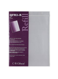 C.R. Gibson Refill Sheets for Vertical Recipe Keeper, 8.5'' x 11''
