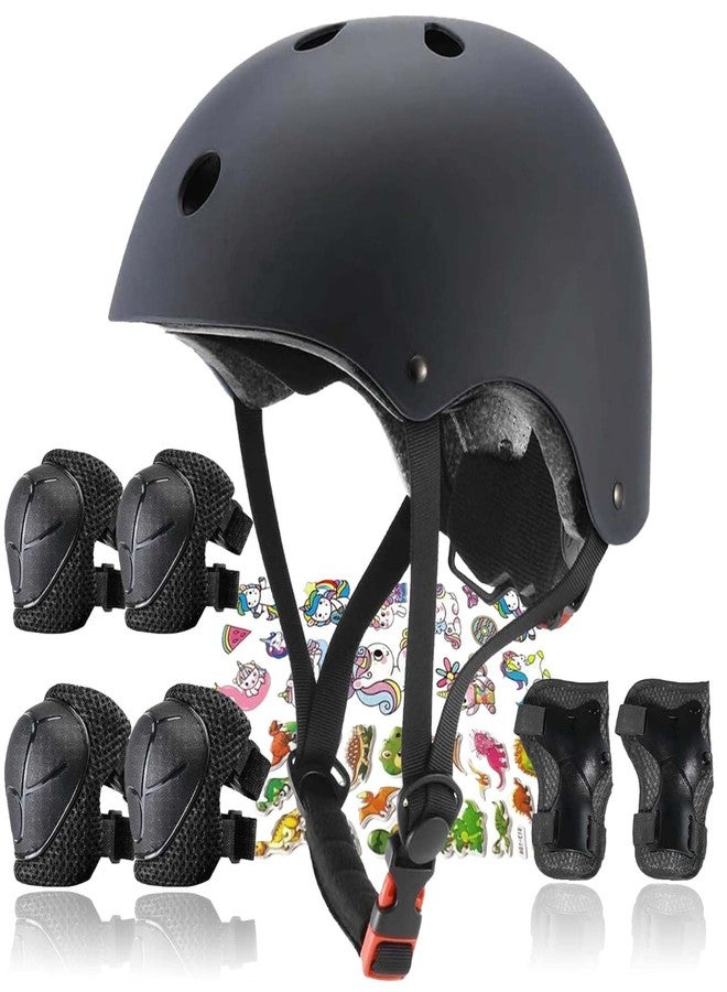 FOOKCIAN Kids Bike Helmet,Toddler Skateboard Helmets for Ages 2-3-5-8-14 Years Boys Girls with Knee and Elbow Pads Wrist Guards fit Skates,Skateboarding,Skating Scooter Adjustable Bike Helmet - Image 1