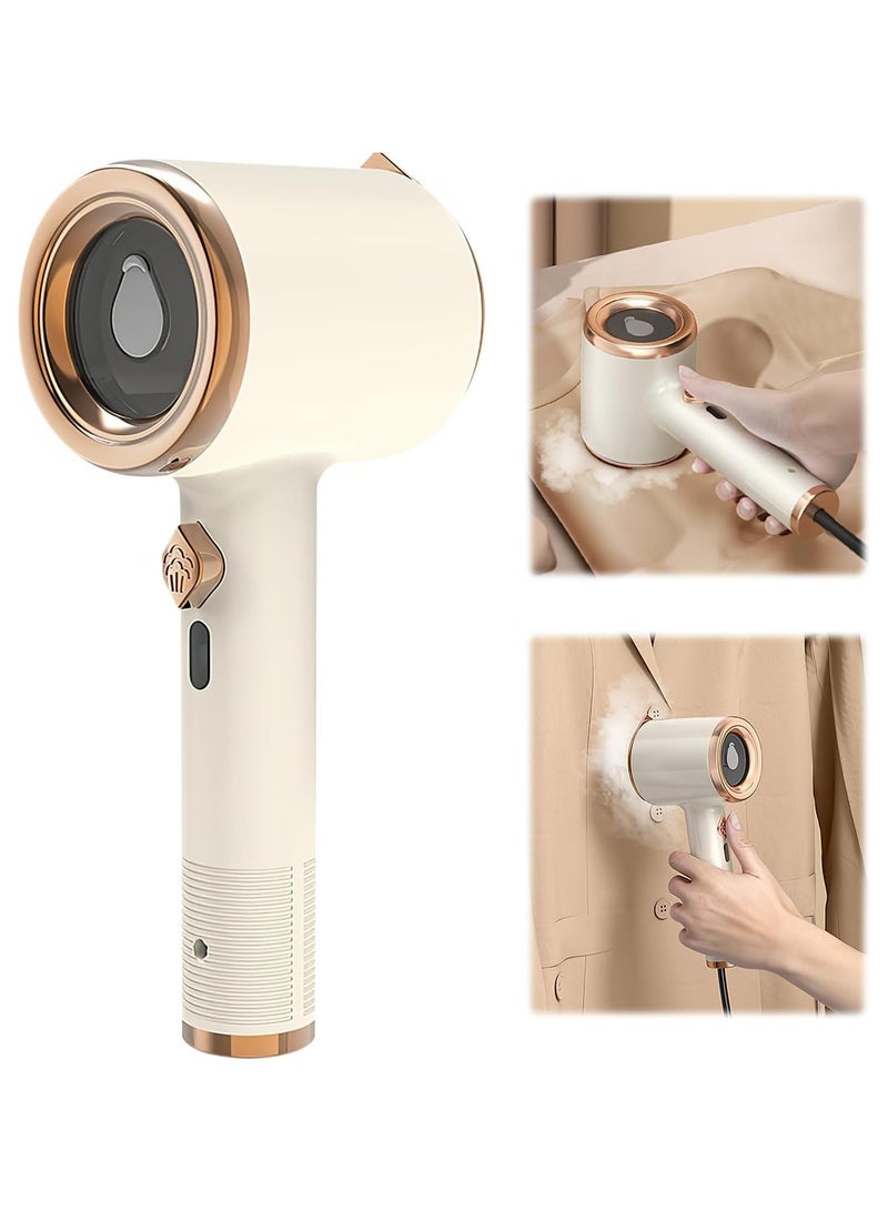 **مكواة صغيرة محمولة، مكواة بخار سفر صغيرة، ومكواة ملابس بخارية محمولة مزودة بوظيفة تسخين سريع، مناسبة للاستخدام المنزلي والسفر.** - Image 1