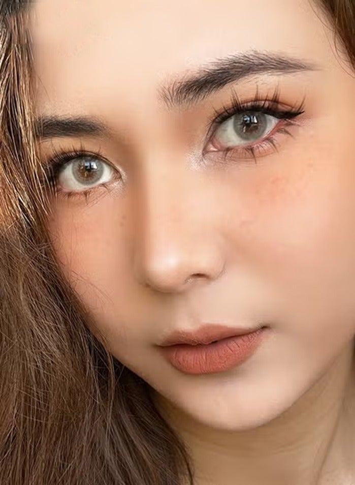 سيدة جديدة عدسات لاصقة ملونة رمادية من فريش ليدي للاستخدام السنوي - Image 3