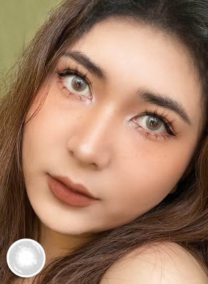 سيدة جديدة عدسات لاصقة ملونة رمادية من فريش ليدي للاستخدام السنوي - Image 4