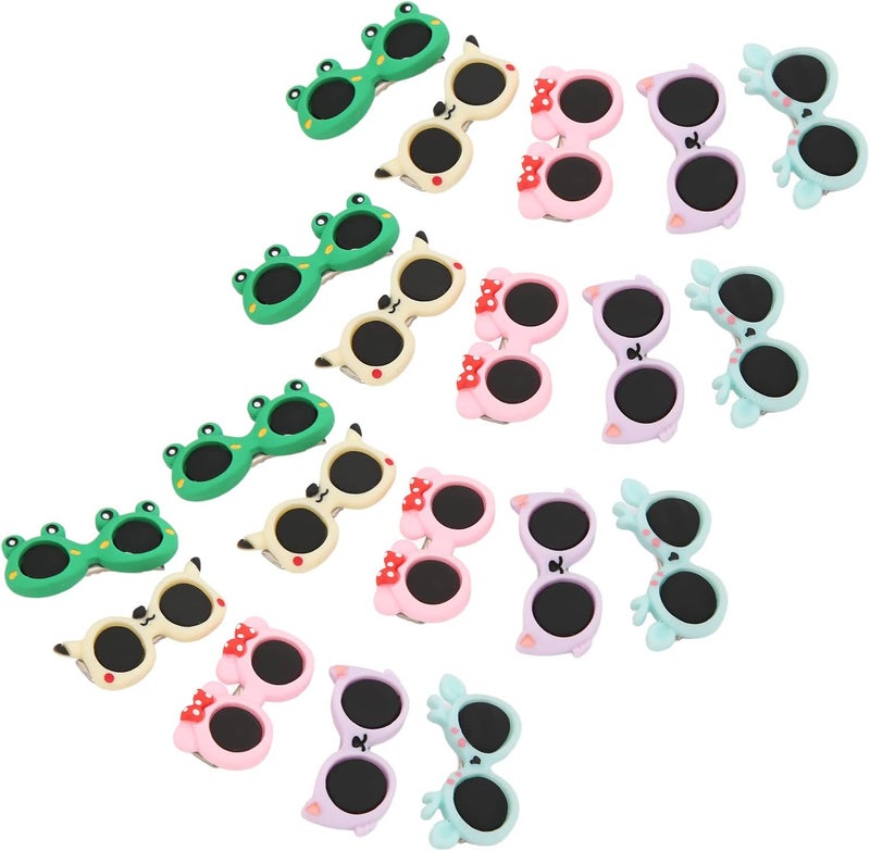 Zerodis Pet Hair Clips, Fashionable Design Cute Sweet Hair Accessories for Dogs Cats Rabbits, with 20Pcs Colorful Bows for Pet Parties Weddings - Image 4