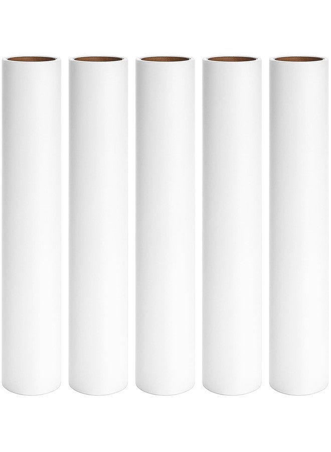 MINGRACE 9.45 inch Large Lint Roller Refills Compatible with Delomo PetLovers and Other 9.4'' - 9.5'' Large Lint Rollers for Carpet Floor Pet Hair Remover Refill 60 Sheets per Roll 5 Pack Total 300 Sheets - Image 1