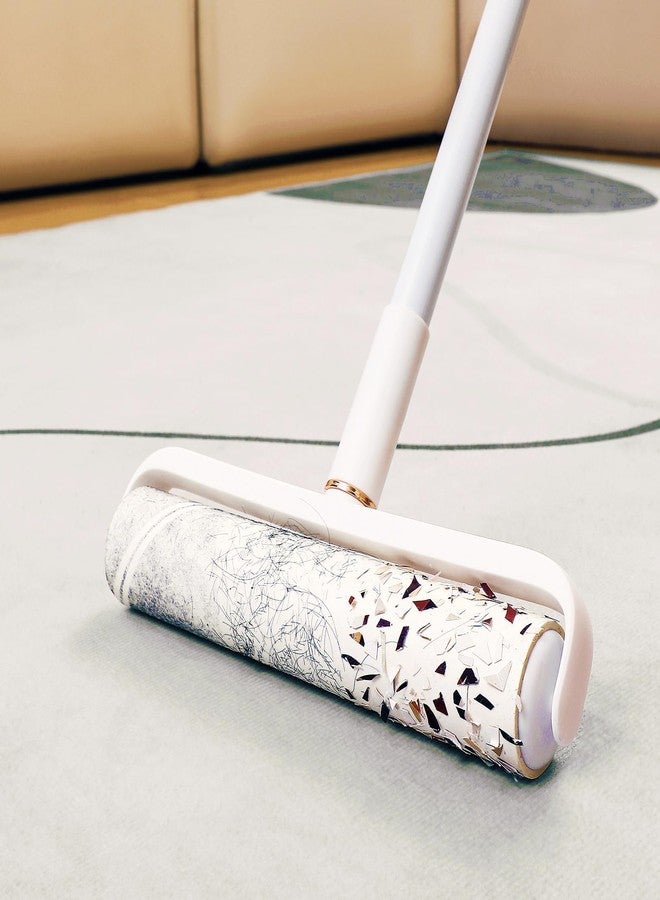 MINGRACE 9.45 inch Large Lint Roller Refills Compatible with Delomo PetLovers and Other 9.4'' - 9.5'' Large Lint Rollers for Carpet Floor Pet Hair Remover Refill 60 Sheets per Roll 5 Pack Total 300 Sheets - Image 3