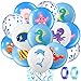 Aoriher 50 Pieces Sea Animals Balloons Party Decorations Under The Sea Birthday Party Latex Balloons Ocean Theme for Marine Creatures Beach Theme Supplies - Image 3