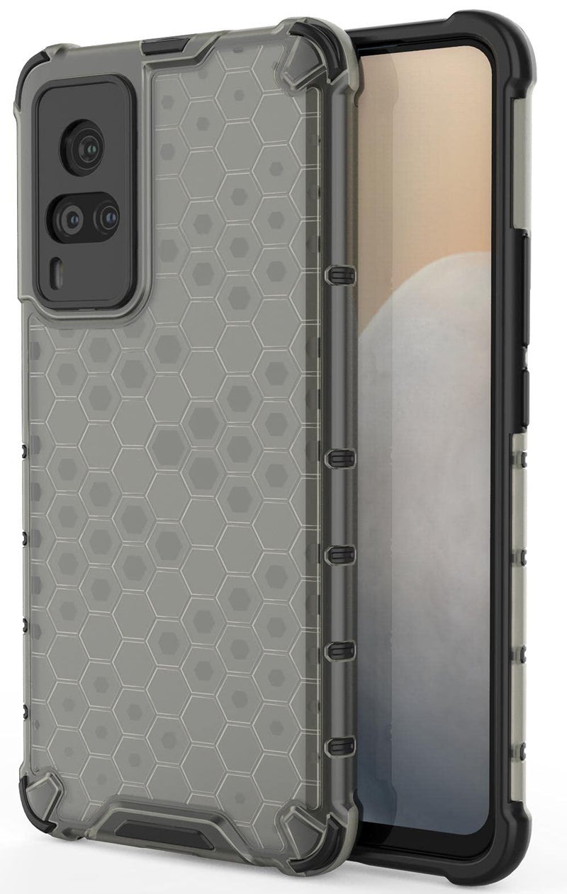 Glasgow Back Case Cover Designed for Vivo X60 - Black - Image 1