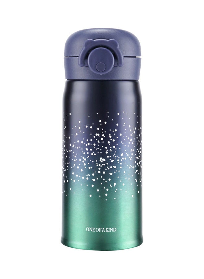 NIBEMINENT Thermal Insulated Water Bottle Green/Blue/White - Image 1