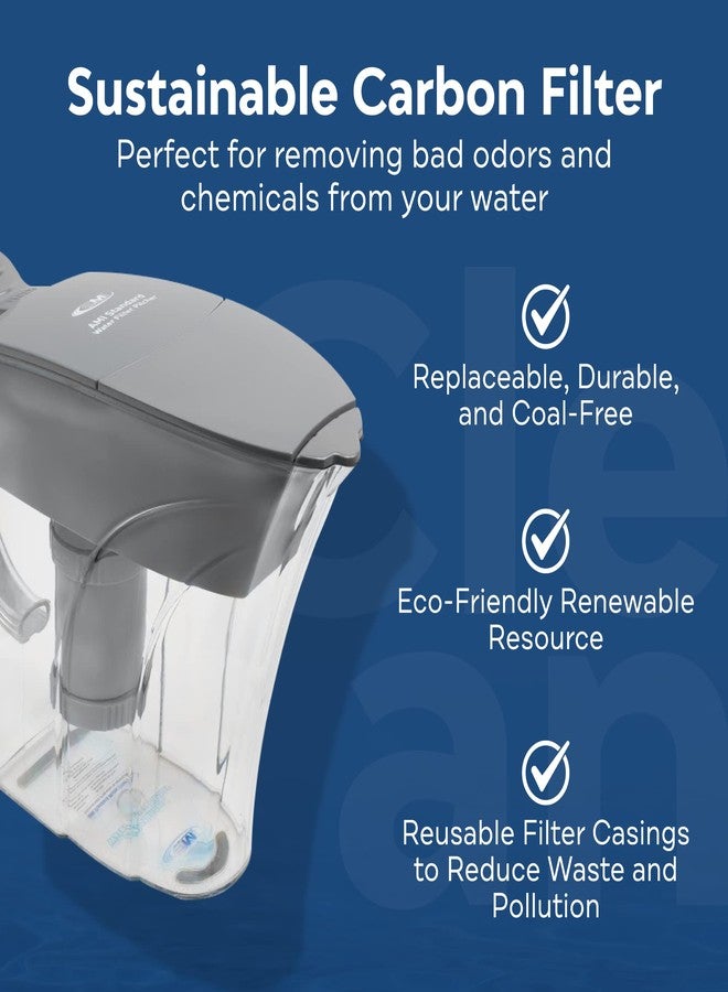 APPLIED MEMBRANES INC. AMI Water Pitcher with Filter for Tap Water, Filtered Water Dispenser - Image 5