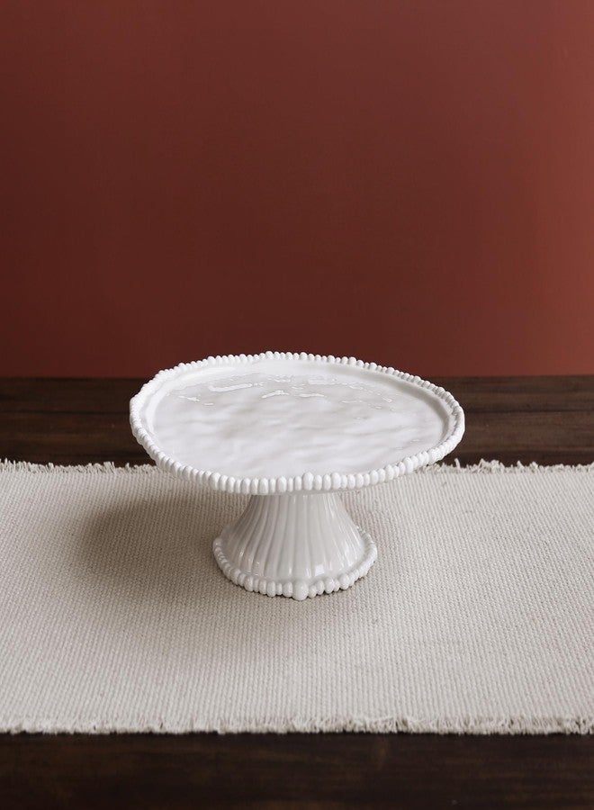 Beatriz Ball Pedestal Cake Plate, White - Image 2