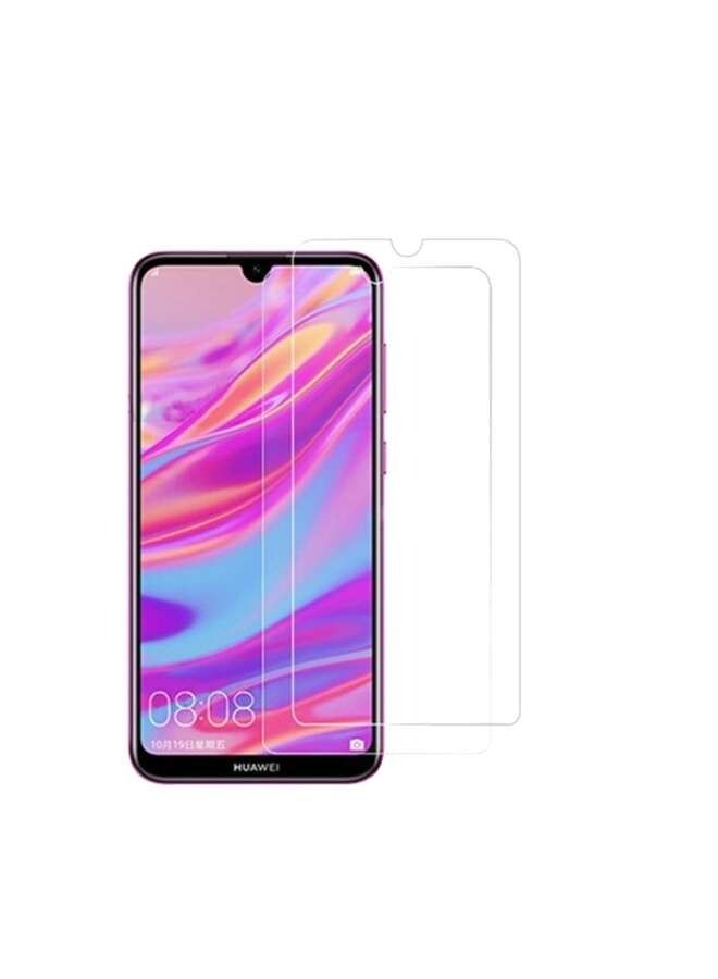 shAyzee 2-Piece Tempered Glass Screen Protector For Huawei Y7 Pro 2019 Clear - Image 1