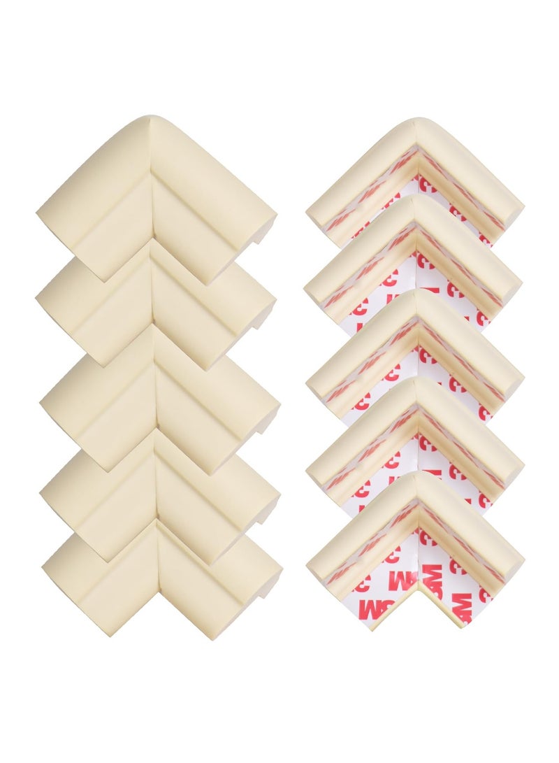 BAYBEE 10-Pieces Baby Safety Corner Guards, Baby Proofing Corner Guards - 3mm Pre-Taped Corner Protectors - Image 1