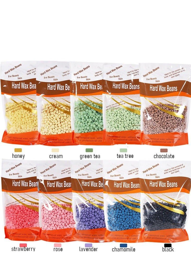 شي إن إزالة الشعر بالشمع حبوب صلبة – تنعيم البشرة وتقليل نمو الشعر 300 جم متعدد الألوان - Image 5