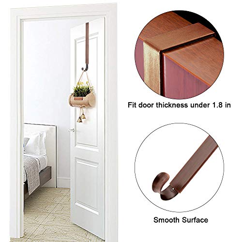 Myfolrena Wreath Hanger (Bronze-1 Pack) - Stainless Steel Adjustable Door Hanger for Front Door, 15-24inch, 20lb Weight Capacity - Image 4