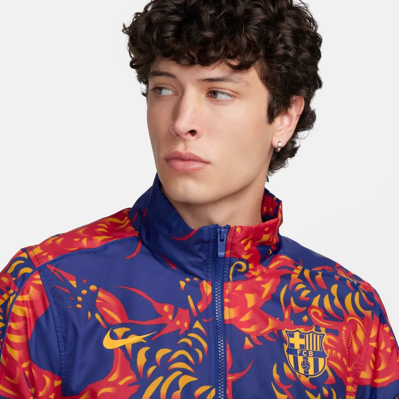Nike Blue Men's F.C. Barcelona Football Tracksuit for Men | Best Price UAE
