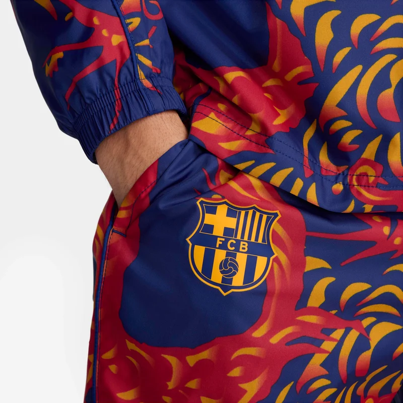 Nike Blue Men's F.C. Barcelona Football Tracksuit for Men | Best Price UAE