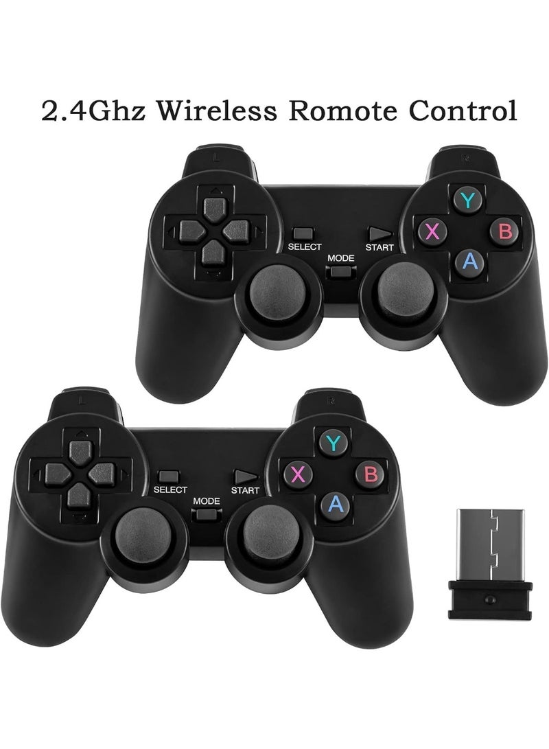 64GB Wireless Game Console Stick with Dual 2.4G Controllers – HDMI Plug & Play for TV and Projector - Image 1
