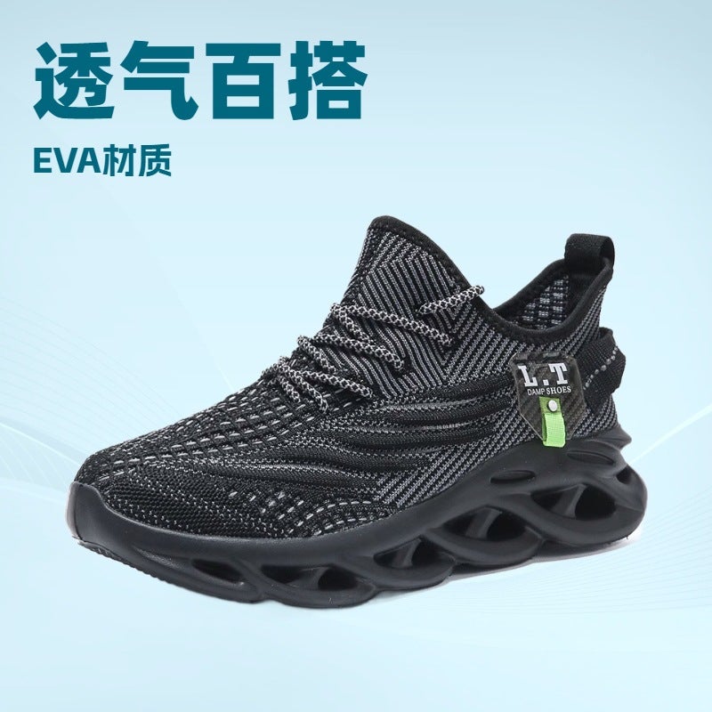 New Mens Lightweight Shoes, Non-Slip Soft Sole Breathable Shoes, Shock-Absorbing Casual Sports Shoes for Men, Cross-Border 48 Large Size Hot Models Khaki - Image 2