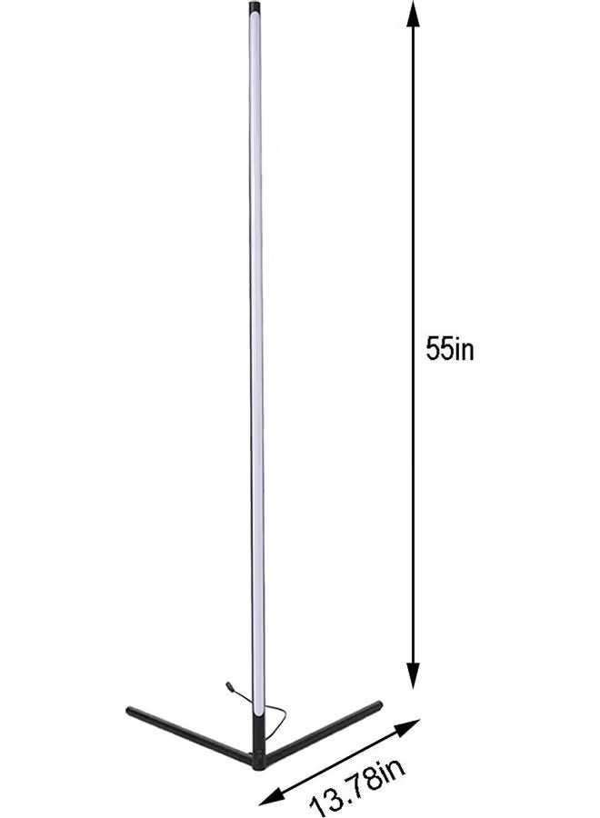 راكسوم مصباح زاوية LED بجهاز تحكم عن بعد ضوء أبيض معدن ABS 20 وات متعدد الألوان 55x13.78بوصة - Image 3