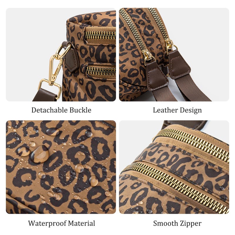 MEXS Bum Bag for Women Crossbody Bags Fanny Packs Sling Belt Purse Waist Chest Shoulder Bag - Image 5