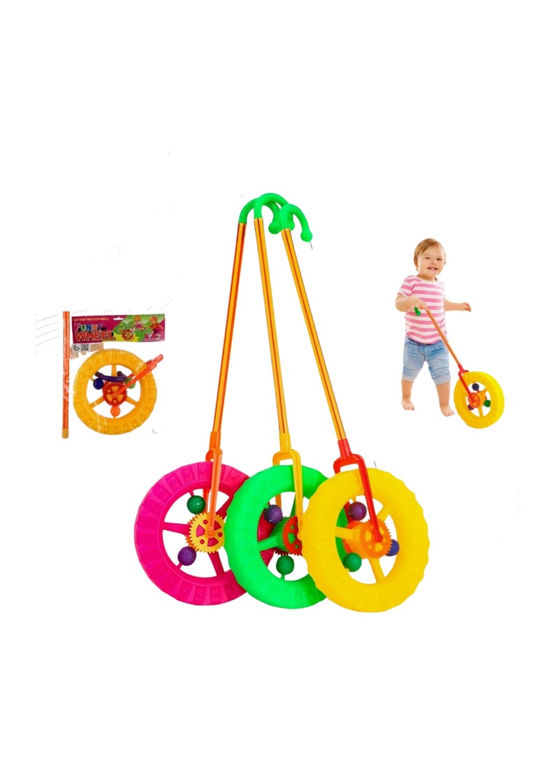 Pushing And Pulling Wheel For Kids 3pcs 