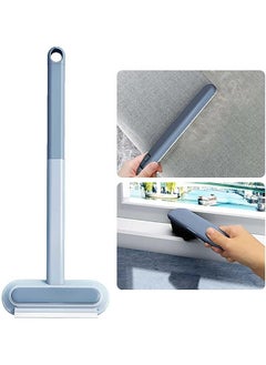 Multifunctional Window Screen Cleaning Brush with Long Handle Household Portable Glass Cleaner Tool Wet and Dry Dual-Use Screen Door Mesh Brush