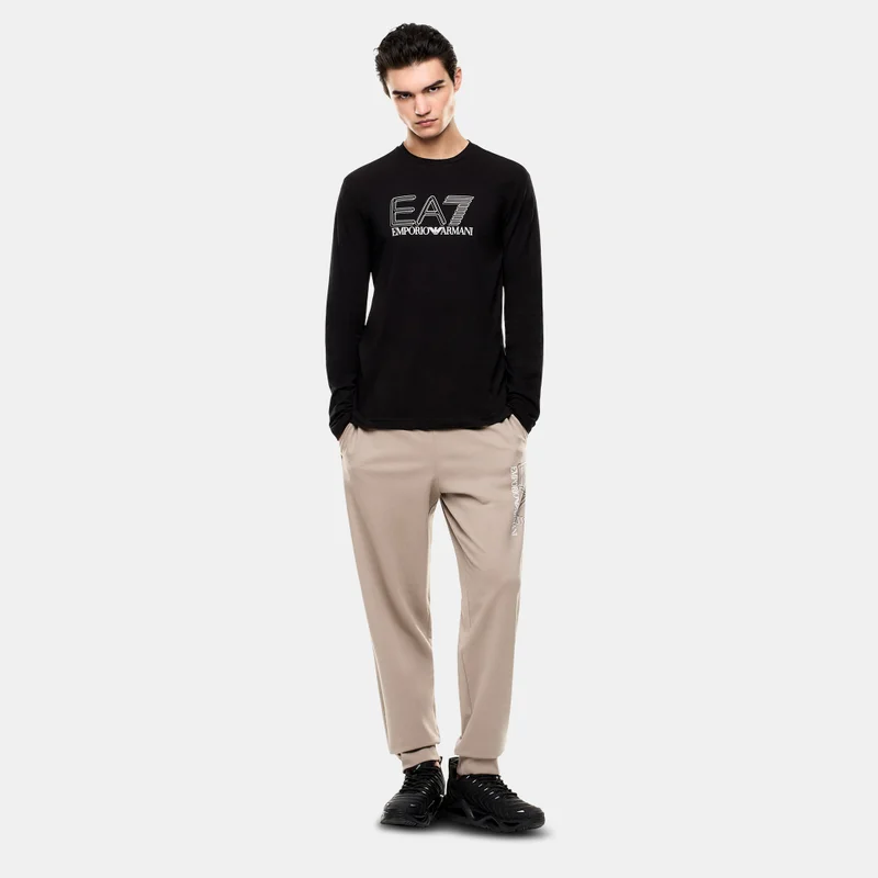 EA7 Emporio Armani Beige Men's Visibility Sweatshirt for Men | Best Price UAE
