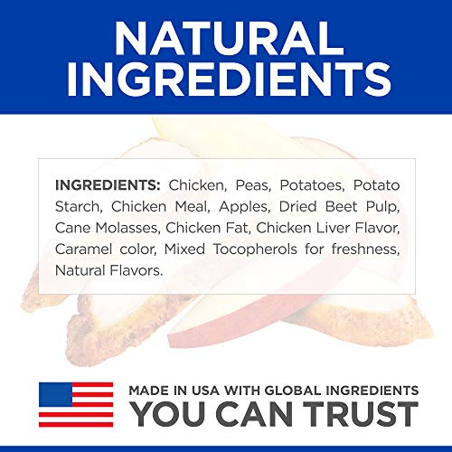Hill's Grain Free Crunchy Naturals Treats, All Life Stages, Great Taste, Dog Treats, Chicken & Apples, 8 oz Bag - Image 3