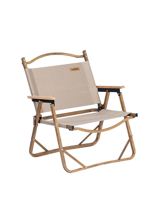 Naturehike Mw02 Outdoor Folding Chair Aluminum Alloy Walnut Color 