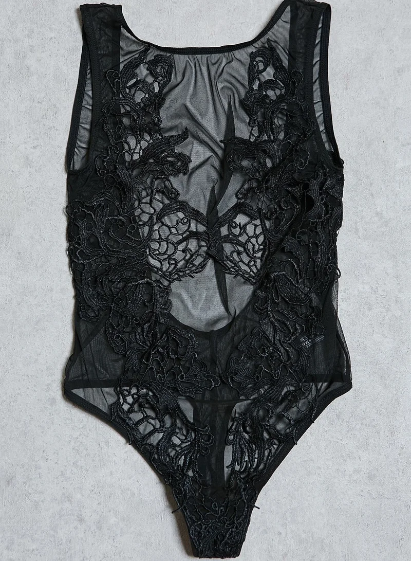 BLUEBELLA Etienne Sheer Lace Detail Body