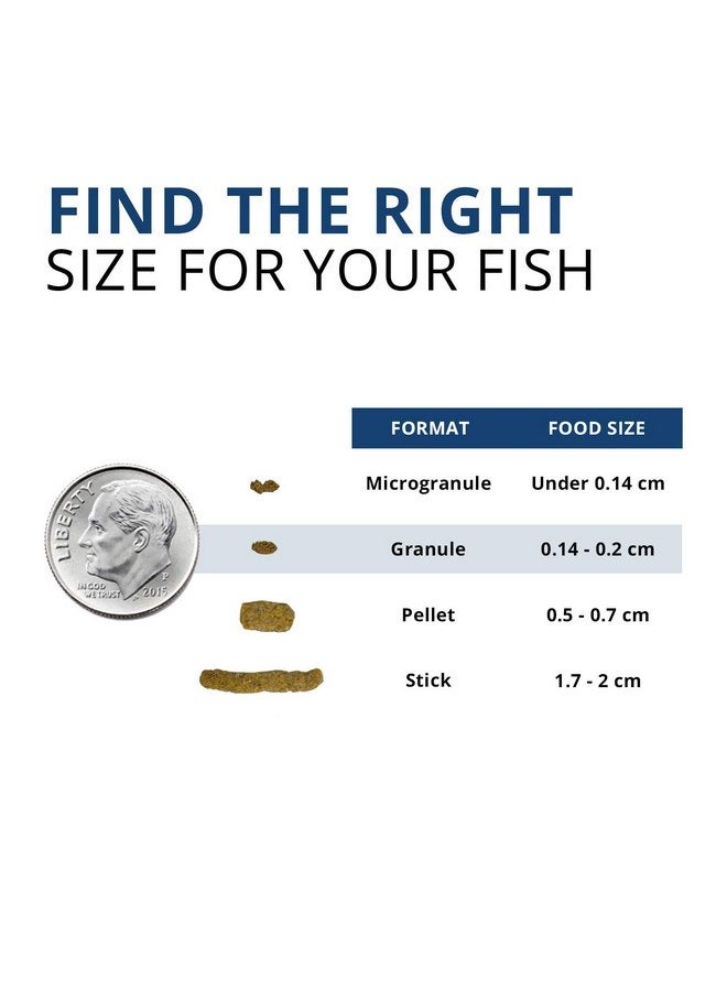 فلوفال طعام أسماك استوائي من Fluval Bug Bites، حبيبات كبيرة للأسماك متوسطة إلى كبيرة الحجم، 1.59 أونصة، A6578 - Image 3