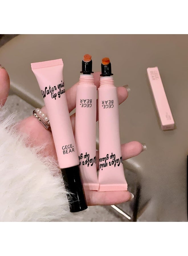 Gege Bear Mist Lip Glaze | Non-Sticky & Long-Wear Lip Tint | Soft Matte Liquid Lipstick | Shades from Nude to Red Wine | Lips Moisturizer with Color Payoff | Hydrating, Weightless Texture | Lip Gloss For Girls & Women (02# Chilled Orange, 10g) - Image 1