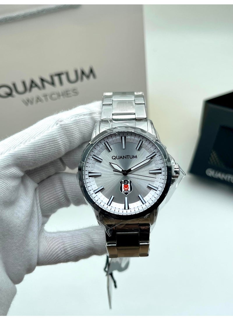 Quantum Men's Beşiktaş Licensed Fan Wristwatch + Bracelet Gift  - Image 2