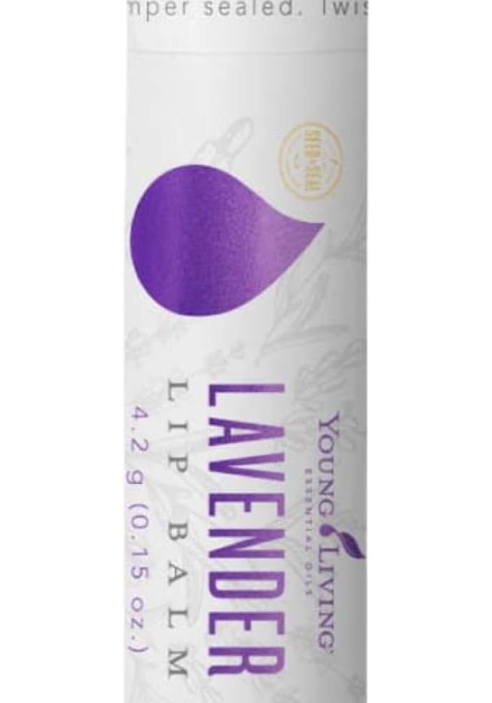 Young Living Lavender Lip Balm - 0.15 oz Moisturizing Balm with Essential Oils - Image 1