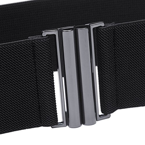 Syuer Womens Wide Elastic Waist Belt Cinch Belt Trimmer Stretch Waistband - Image 3