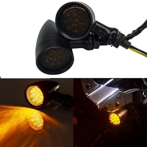 DREAMIZER LED Turn Signals Front Rear 15 LED Motorcycle Lights Super Bright Bulbs Compatible With Harley Honda Yamaha Suzuki and More - Image 2
