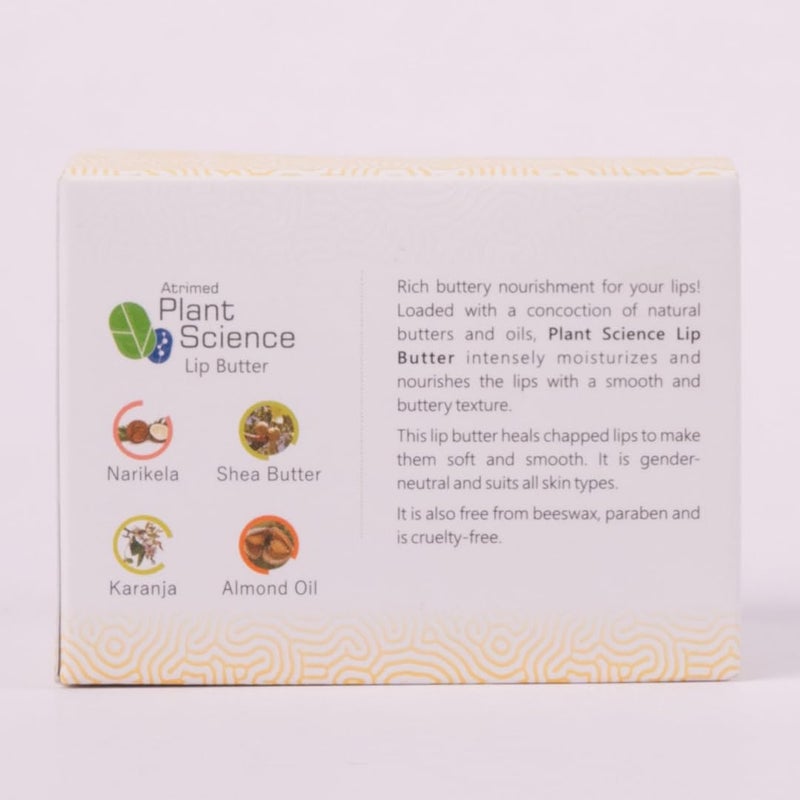 Atrimed Plant Science Lip Butter  For Soft Supple  Healthy Lips  10g - Image 3