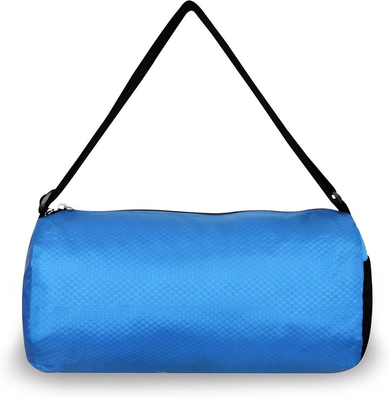 نيفيا حقيبة رياضية أساسية من البوليستر – أزرق/أسود، خفيفة الوزن وواسعة للجيم والأنشطة الخارجية - Image 4