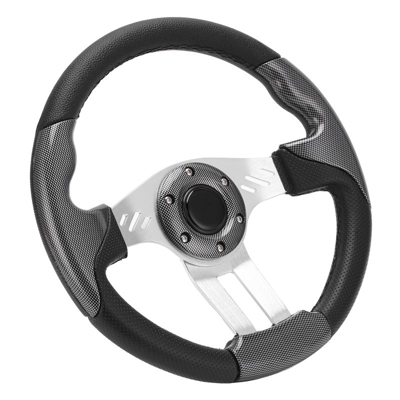 عجلة توجيه Club Car بأسلوب ألياف الكربون كبديل لـ G8 G9 G11 G14 G16 G19 G21 G22 G29 Drive - Image 5