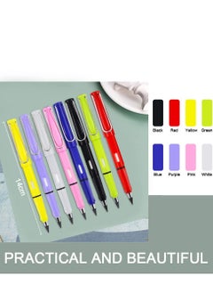 Y&D 8 Pcs Inkless Pencils,Everlasting Pencil Unlimited Writing Eternal Write Smoothly Metal Pen with Replaceable Graphite Nib & Eraser for Kids,Adults,Home,Office,School Supplies  - Image 3
