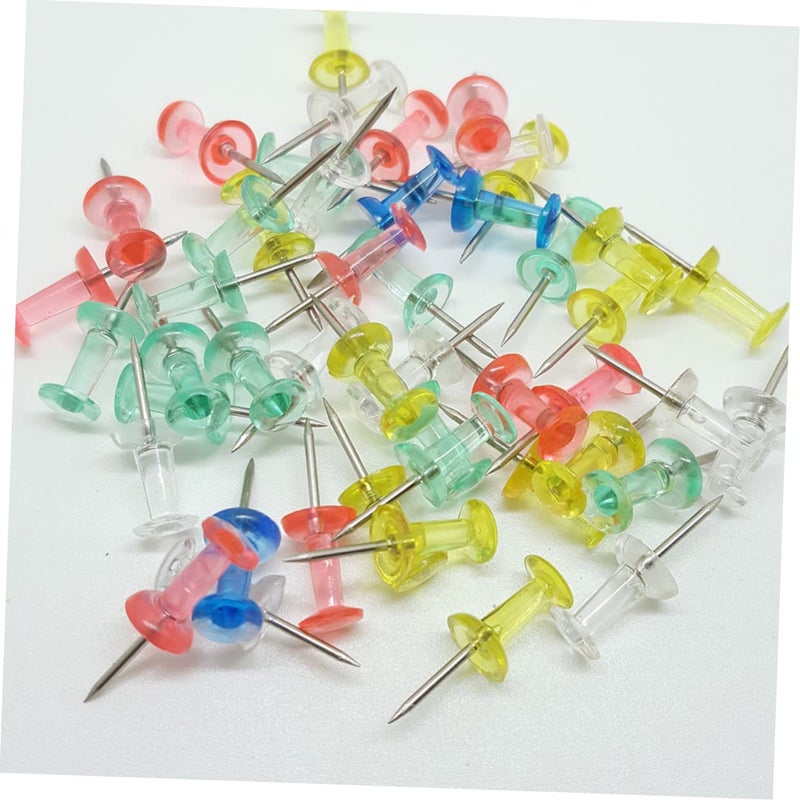 40 Pcs Decorative Push Pins Multi Color Thumbtacks for Cork Bulletin Boards Office Classroom Wall - Image 3