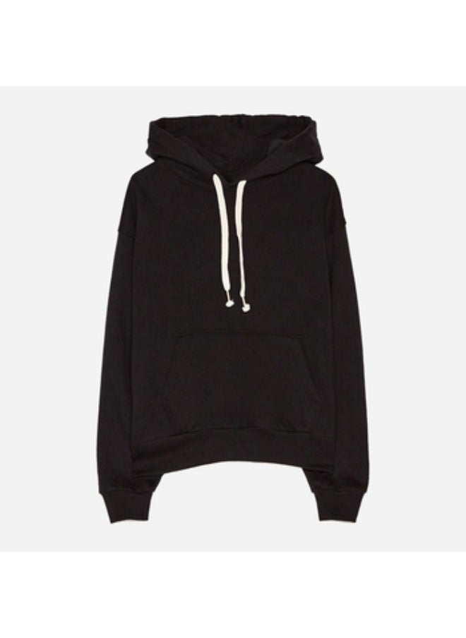 LOUD UNIVERSE Women’s Black Hoodie – Casual Long Sleeve Hooded Sweatshirt with Pockets – Cotton Blend – Comfortable Winter Hoodie For Women  - Image 5