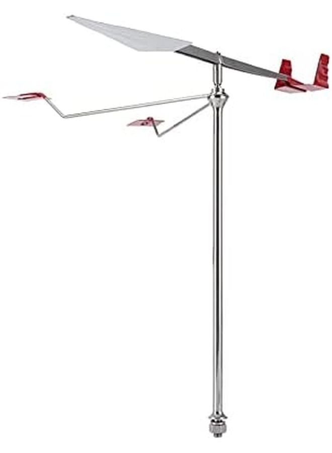 مؤشر اتجاه الرياح دوارة الطقس البحري من الفولاذ المقاوم للصدأ 304 لليخوت والقوارب الشراعية - Image 2