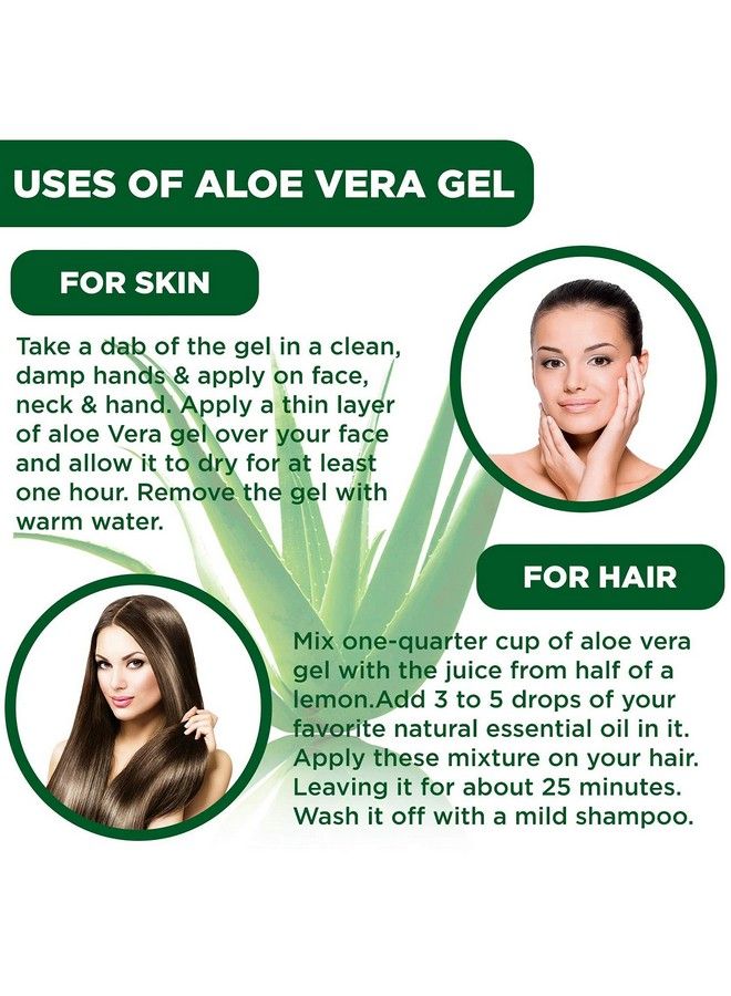 Dravida Organics Pure Aloe Vera Gel (220 Gram ) Ideal For Skin Care Face Acne Hair Treatment 220Gm  - Image 4