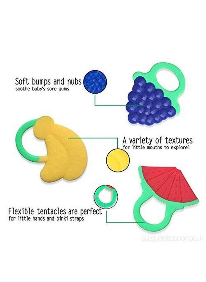 The Little Lookers - Ring Shape Silicone Teether 100% Bpa Free Teething Toys For Baby ; Toddlers ; Infants ; Children (Green Pack Of 1) - Image 1