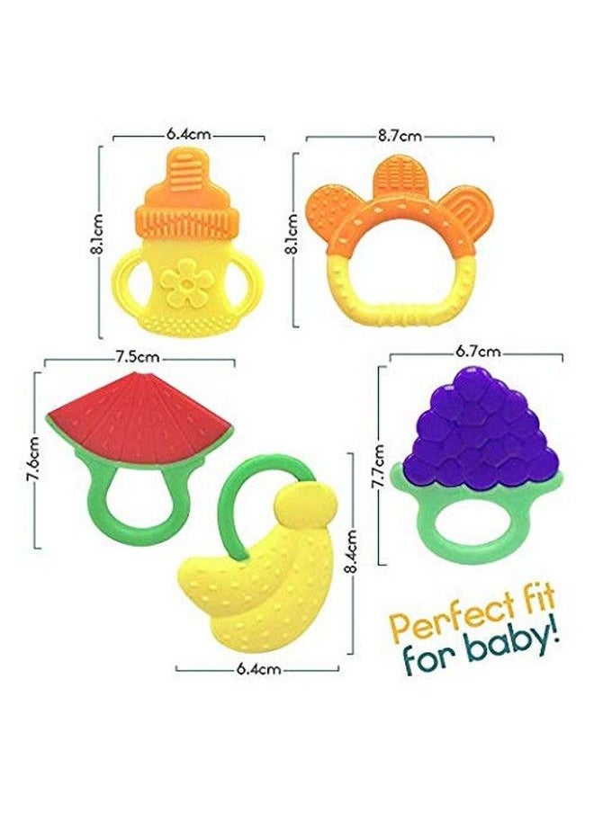 The Little Lookers - Ring Shape Silicone Teether 100% Bpa Free Teething Toys For Baby ; Toddlers ; Infants ; Children (Green Pack Of 1) - Image 1