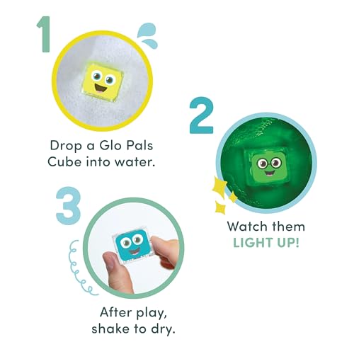 Glo Pals Water-Activated Light-Up Cubes Bundle for Sensory Play – 12 Pack (Extraordinary Earth) - Image 5
